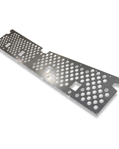 Sheet metal partition upper tier Step XL 30-24 holes